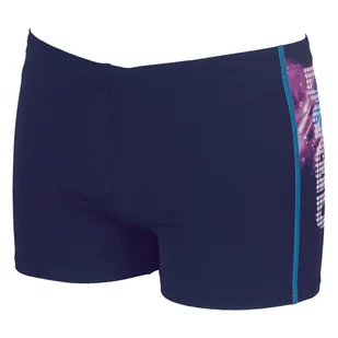 Męskie Bokserki kąpielowe ARENA M MOP SHORT 2A710/78 – Granatowy - Kąpielówki męskie - miniaturka - grafika 1