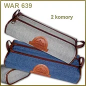 Piórniki - Warta Piórnik saszetka owalna 2 zamki Adventure WAR-639 - miniaturka - grafika 1