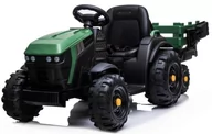 Pojazdy elektryczne dla dzieci - 1life 1life Traktor na akumulator Titanium Z Przyczepą Zielony PA.BDM0925.ZIE - miniaturka - grafika 1