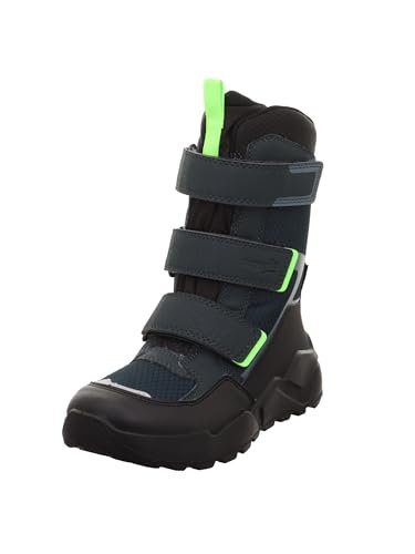 Superfit Rocket Gore-Tex śniegowce z ciepłą podszewką, zielone/jasnozielone 7010, szerokość 35 EU, Zielony, jasnozielony 7010, 35 EU szeroki