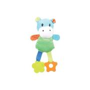 Zabawki dla psów - Zolux RIO pluszowy hipopotam zielony dla szczeniaka 24,5 cm - miniaturka - grafika 1