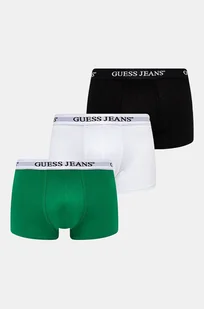 Guess Jeans bokserki 3-pack męskie kolor zielony M4BZ48 K6YW1 - Majtki męskie - miniaturka - grafika 1