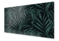 Dekoracje domu - Panel kuchenny HOMEPRINT Liście w mroku 140x70 cm - miniaturka - grafika 1