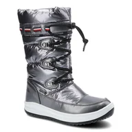 Botki damskie - Srebrne Śniegowce Tommy Hilfiger Damskie Buty - miniaturka - grafika 1