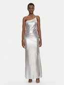 Sukienki - Rinascimento Sukienka wieczorowa CFC0019900002 Srebrny Regular Fit - miniaturka - grafika 1