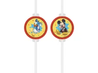 Słomki do napojów - Słomki urodzinowe Myszka Mickey - 4 szt. - miniaturka - grafika 1