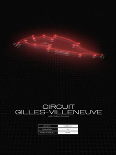 Red bull ring, Kanada, black - plakat Wymiar do wyboru: 61x91,5 cm - Plakaty - miniaturka - grafika 1