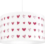 Lampy sufitowe - Solar Lampa wisząca czerwone serca plus denko - miniaturka - grafika 1