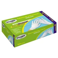 Rękawiczki jednorazowe - Grosik GR Rękawiczki LATEKSOWE ROZMIAR M 100SZT (ZZA315900) - miniaturka - grafika 1