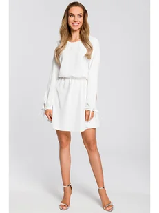 made of emotion Sukienka w kolorze białym - Sukienki - miniaturka - grafika 1