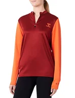 Bluzy damskie - hummel Hmlongrid 1/2 Zip Poly Sweat Wo bluza damska - miniaturka - grafika 1