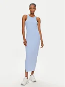 Sukienki - Pieces Sukienka codzienna Ruka 17136447 Niebieski Slim Fit - miniaturka - grafika 1