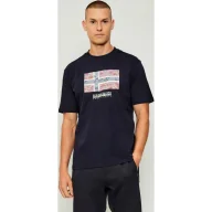 Koszulki męskie - Napapijri T-shirt S-DRAPEAU SS Relaxed fit - miniaturka - grafika 1