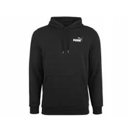 Bluzy sportowe męskie - Bluza sportowa z kapturem męska czarna Puma Ess+ 2 Coi Small Logo - miniaturka - grafika 1