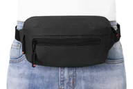 Nerki - Saszetka Na Pas Męska Nerka Sportowa Biodrówka M.12 Czarna Pako Jeans - miniaturka - grafika 1