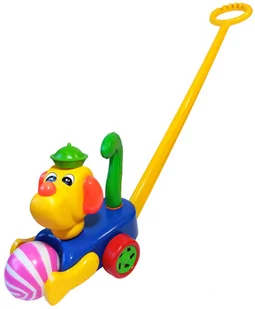 Zabawka do pchania Pies z piłką, zabawka pchacz Pies z piłką - Zabawki zręcznościowe - miniaturka - grafika 1