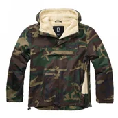Odzież taktyczna i umundurowanie - Kurtka BRANDIT Kangurka Sherpa Windbreaker - Woodland XL - miniaturka - grafika 1