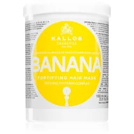 Maski do włosów - Kallos KJMN Banana maska bananowa wzmacniająca 1000ml - miniaturka - grafika 1