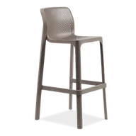 Fotele i krzesła ogrodowe - Hoker Nardi NET STOOL Tortora - miniaturka - grafika 1