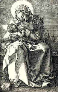 Galeria Plakatu, Plakat, The Virgin Nursing the Christ Child, Albrecht Durer, 61x91,5 cm - Plakaty - miniaturka - grafika 1