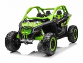 Pojazdy elektryczne dla dzieci - Mamido Auto Na Akumulator Buggy Maverick Can-Am 2X24V 4X200W Eva Zielony - miniaturka - grafika 1