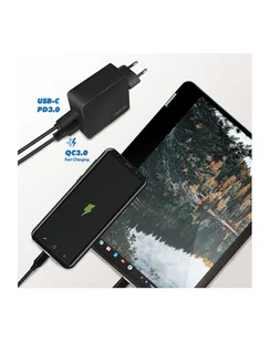 Ładowarka Logilink 1X Usb-A Usb-C Pa0220 11537443 - Ładowarki do telefonów - miniaturka - grafika 1