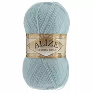 Pasmanteria - Alize, włóczka Angora Gold 514, seledynowy - miniaturka - grafika 1