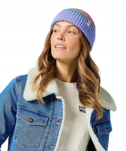 Czapka Wrangler SIGN OFF BEANIE 112356870 Mauvewood ONE SIZE - Czapki damskie - miniaturka - grafika 1