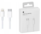 Ładowarki do telefonów - ORYGINALNY KABEL IPHONE APPLE USB C LIGHTNING 1M - miniaturka - grafika 1