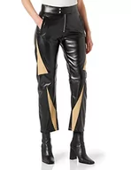 Spodnie damskie - Just Cavalli Spodnie damskie Donna, czarny, 36 PL - miniaturka - grafika 1