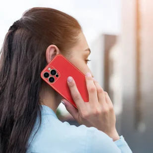 Dux Ducis Yolo eleganckie etui pokrowiec ze skóry ekologicznej iPhone 13 Pro Max czerwony - Etui i futerały do telefonów - miniaturka - grafika 11