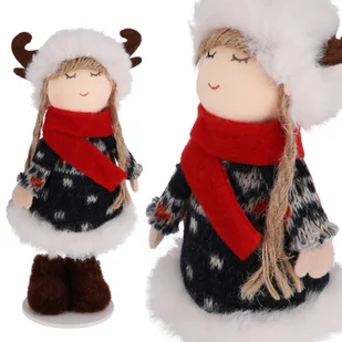 SKRZAT świąteczny Renifer skrzat aniołek gnom na święta figurka - Ozdoby bożonarodzeniowe - miniaturka - grafika 1