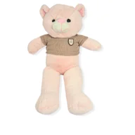 Maskotki i pluszaki - Maskotka Miś w ubranku na prezent 80 cm różowy - miniaturka - grafika 1