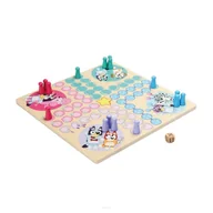 Gry planszowe - Gra drewniana Chińczyk Bluey - miniaturka - grafika 1