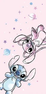 Ręcznik Plażowy 70X140 Lilo I Stitch Różowy Szybkoschnący - Okrycia kąpielowe dla dzieci - miniaturka - grafika 1