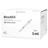 Akcesoria medyczne - Strzykawka dicoNEX luer 1 ml (Zarys) - opak. 100 szt. - miniaturka - grafika 1