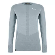 Koszulki i topy damskie - Salewa damska koszulka W Zebru Responsive L/S, ciemny denim, 46/40 - miniaturka - grafika 1