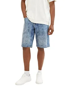 TOM TAILOR Męskie 1036298 bermudy dżinsowe szorty, 31748-Light Banana Leaf Lazer Denim, 30, 31748 - Light Banana Leaf Lazer Denim, 30 - Spodenki damskie - miniaturka - grafika 1