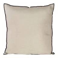 Poszewki na poduszki - Poszewka 45 x 45 Dekoracyjna Len 5C Beż+Czar - miniaturka - grafika 1