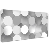 Podkładki na biurko - Podkład na biurko Koła geometryczne 100x50 cm - miniaturka - grafika 1