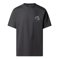 Koszulki męskie - Koszulka The North Face Carabiner 0A8HK2EIC1 - szara - miniaturka - grafika 1