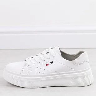 Białe skórzane półbuty damskie Vinceza 41467 - Półbuty damskie - miniaturka - grafika 1