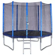 Trampoliny - Spartan trampolina z siatką ochronną i drabinką - 250 cm - miniaturka - grafika 1