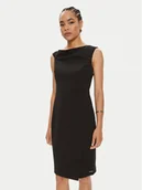 Sukienki - Calvin Klein Sukienka koktajlowa K20K207180 Czarny Slim Fit - miniaturka - grafika 1