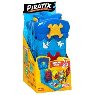 Zestaw figurek MAGIC BOX Piratix Adventure World Secret Shark Cave PPXSP116IN20 - Figurki dla dzieci - miniaturka - grafika 1