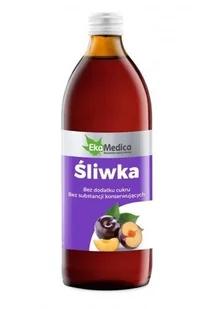 EkaMedica Sok z owoców śliwki - 500ml 01991 - Soki i napoje niegazowane - miniaturka - grafika 2