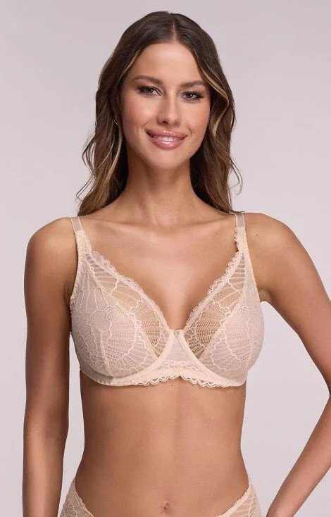 Ava Lingerie Biustonosz 2200 Soft Beżowy 80 B Beżowy