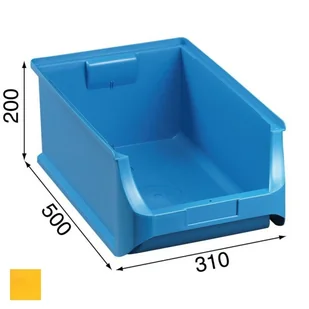 Allit pojemnik ProfiPlus nr 5, żółty 310x500x200mm (456218) - Skrzynki i torby narzędziowe - miniaturka - grafika 1