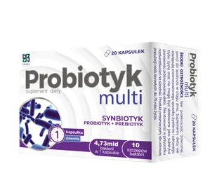 Probiotyk Multi, 20 kapsułek - Układ pokarmowy - miniaturka - grafika 1