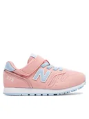 Buty dla dziewczynek - New Balance Sneakersy YV373AM2 Różowy - miniaturka - grafika 1